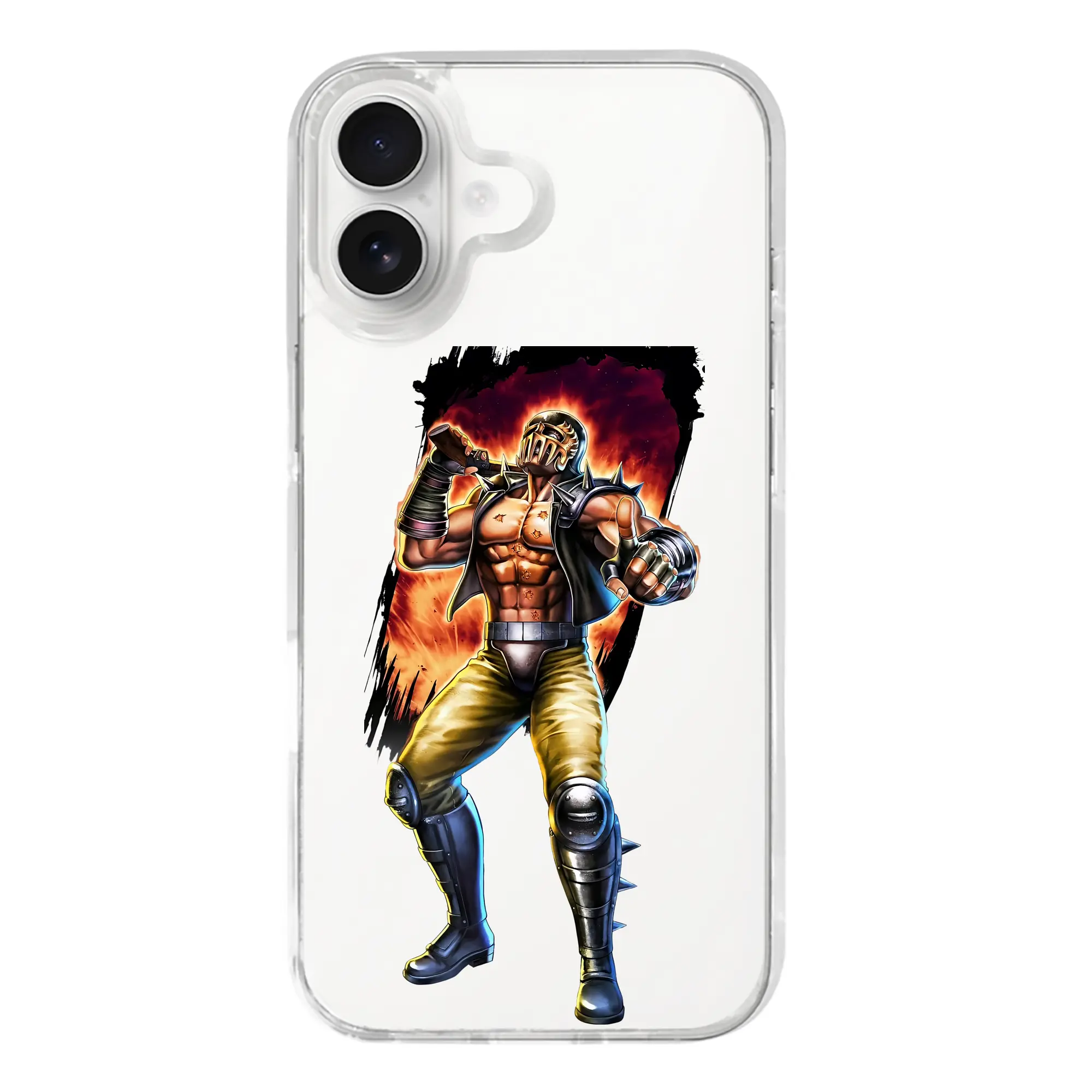 北斗の拳 グッズ,ジャギ - iPhone 17シリーズ 透明スマホケース – 薄型・耐衝撃・精密フィット保護カバー